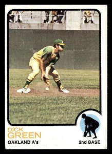 1973 Topps DICK GREEN #456 VG Oakland Athletics - Picture 1 of 2
