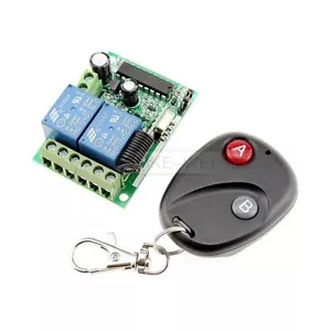 2 Channel Auto RF Wireless Remote Control Module 433MHz - Picture 1 of 7