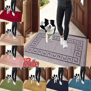 Non Slip Door Mat Heavy Duty Door Mat Indoor Outdoor Welcome Door Mat Front Back - Picture 1 of 32