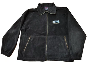 Vintage Polar Graphics USA Fleece Alaska Black Pullover Size L USA - Bild 1 von 14