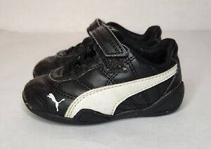 Puma Toddler Boy Shoes Black White Size 5C