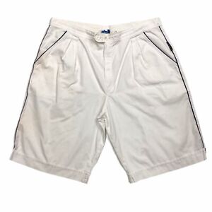 Ermenegildo Zegna Blue Marlin Cotton Shorts | Vintage High End White Summer VTG