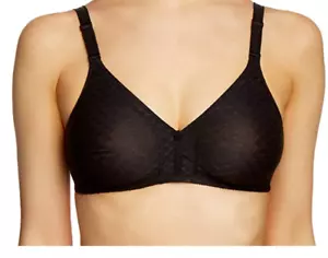 Bra Susa 9481 Topsy Non Wired Seamless Soft Cup Bra Black Size 34 A New + Tag - Picture 1 of 12