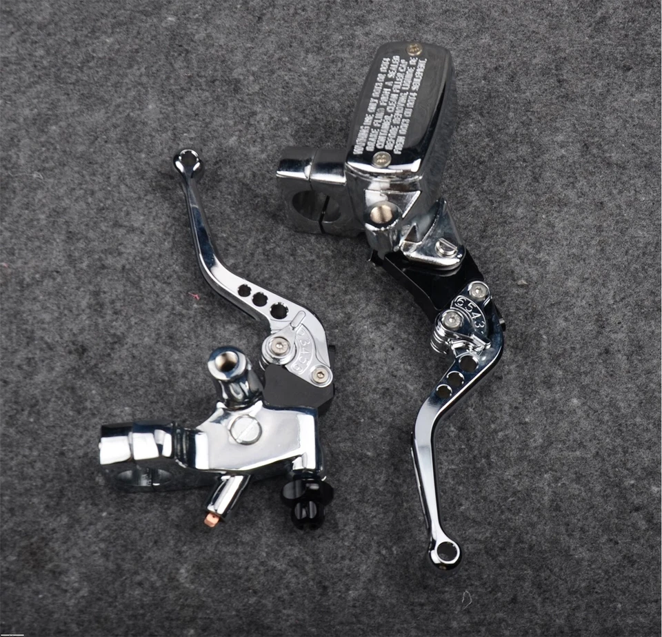 Palancas de embrague cilindro maestro de freno de 1"" EE. UU. para Kawasaki Vulcan EN 500 VN 800 900 Foto 1 de 4