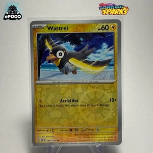 Tarjeta de cartas coleccionables Pokémon Holográfico inverso Wattrel 066/191: Surging Sparks COMO NUEVA ENVIADA HOY - Imagen 1 de 2