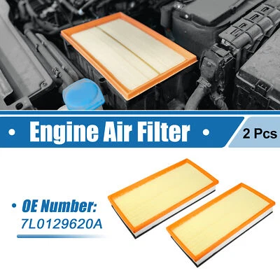 Filtro de aire del motor 2 piezas para Audi Q7 07-15 para VW Touareg para Porsche Cayenne Foto 1 de 4