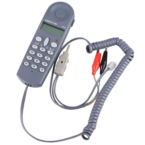 C019 Telephone Phone Line Network Cable Tester Butt Test Tester Lineman Tool CAB