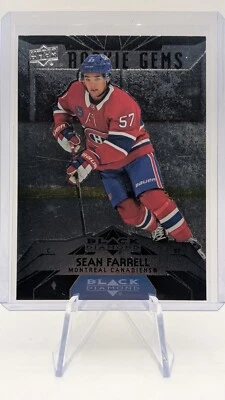 2023-24 UD BLACK DIAMOND ROOKIE GEMS SEAN FARRELL #BD-10 MONTREAL CANADIENS RC - Image 1 of 3