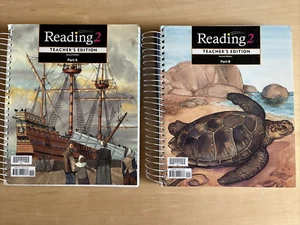 READING 2 Bob Jones BJU teacher editions homeschooling 2nd gr curriculum - Picture 1 of 18