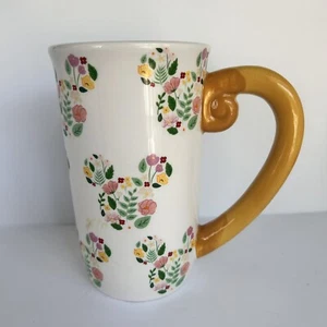 Disney Ear Mug, Flower Micky Mouse Ears, Large Coffee Cup, 16.5 Fl oz - Picture 1 of 6