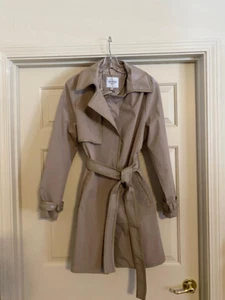 Guess All Weather Taupe Trench Coat Size L - Picture 1 of 6