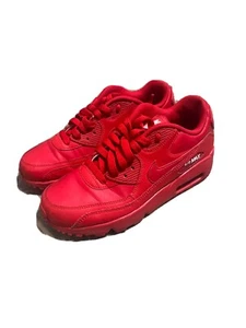 Size 4Y - Nike Air Max 90 Essential 'University Red' - Pre-Owned w/o shoe box - Picture 1 of 4