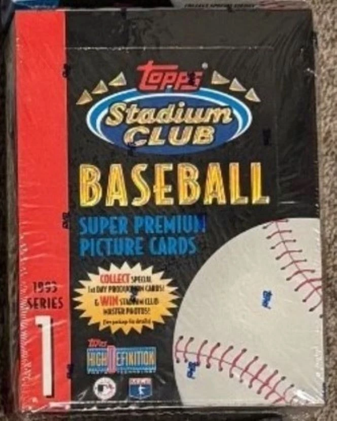 1993 Topps Stadium Club - Baseball - Series 1 - Factory Sealed Box - Image 1 of 1