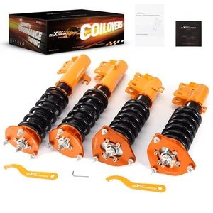 Adjustable Coilovers Suspension Lowering Kit For Subaru Forester 1998-2002 - Picture 1 of 17