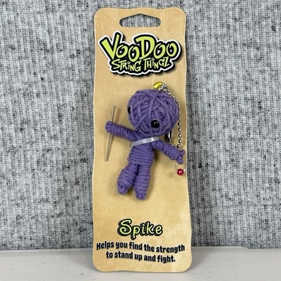 Voodoo Cuerda Thingz Muñeca SPIKE Dije Llavero Fuerza Para Mochila Cartera Bolso Foto 1 de 4