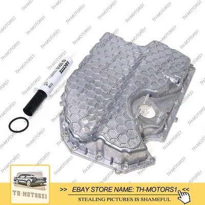 Chrome Aluminium Lower Engine Oil Pan For Audi A3 S3 Q3 2015~2019 A1 2014-2018 - Imagem 1 de 4