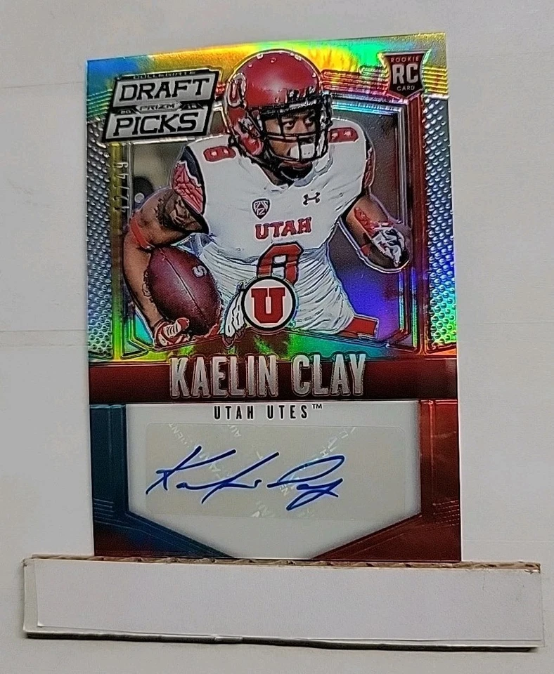 2015 Prizm Draft Picks Kaelin Clay #249 Tie-Dye Prizm Rookie Auto #'d 42/49 I1 - Image 1 of 1