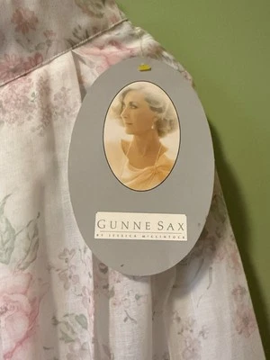 Falda Gunne Sax Jessica McClintock Nueva con Etiqueta Impecable Forrada Flores Encaje Yugo Foto 1 de 4