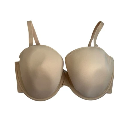 Panache 38G Porcelain Plunge Bra Seamless T-shirt Underwire Lightly Lined 3371 - Image 1 of 4