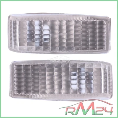 2X FRECCIA BIANCA ANGOLARE SINISTRA + DESTRA PER MERCEDES BENZ CLASSE E W124 + - Immagine 1 di 3