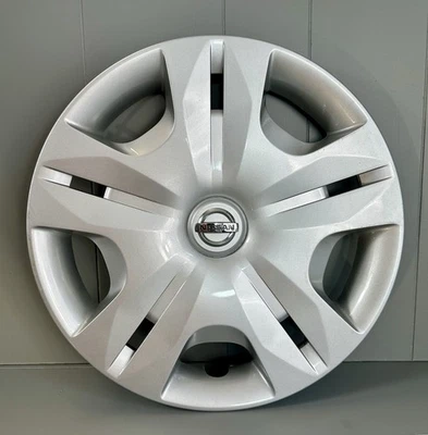 (1) Cubierta de rueda tapacubos original OEM 2010-2012 Nissan Versa 15" PN 40315-ZN90A Foto 1 de 4