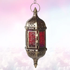 1PC European Style Iron Art Candle Holder Candle Stick Morocco Wind Lamp - Picture 1 of 11