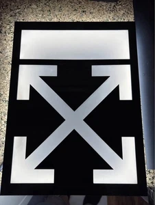 Off White Decorative Light Display . Nike. One Of A Kind. - Picture 1 of 5