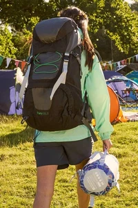 Mountain Warehouse Peru Backpack Padded Ripstop Zipped Pockets Hiking Rucksack - Picture 1 of 36