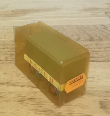 Brekina 55281 Cirkus Busch Anhänger Pritsche Auto Modell 1:87 H0 OVP - Bild 1 von 4