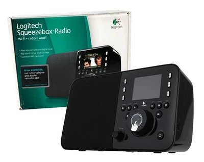 Logitech Squeezebox Radio Smart WiFi X-R0001 with AC Adapter NEW OPEN BOX - Image 1 of 4