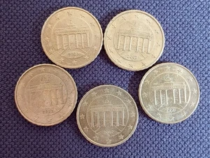 Alemania 10 céntimos colección 2002 EBC con cecas A D F G J - Imagen 1 de 8