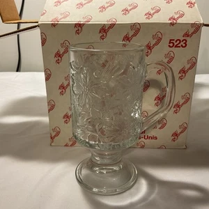 Set Of (4) PRINCESS HOUSE Fantasia 5½" Footed Crystal Irish Coffee Mugs New - Picture 1 of 10
