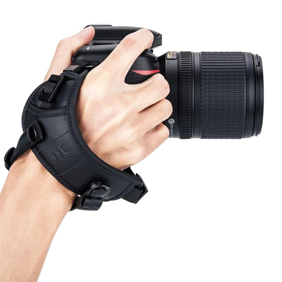 JJC Deluxe Microfiber Camera Hand Strap Secure Padded Camera Holder Wrist Str... - Image 1 of 4