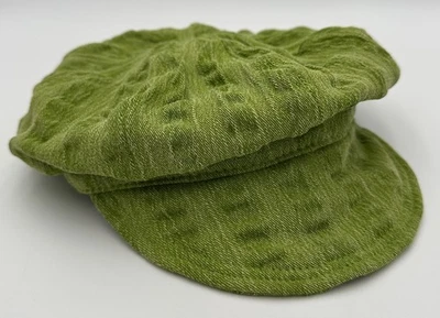Sombrero de Newsboy Vintage Flippo Catarzi Verde Hecho en Florencia Italia Foto 1 de 4