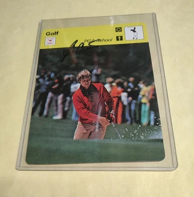 1977-79 Sportscasters Golf Geneva PGA School Italy Ben Crenshaw Autograph - Image 1 of 2