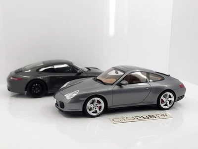 GT Spirit 1:18 scale Porsche 911 Carrera 4S(996 C4S) Metallic Silver Grey GT182 - Image 1 of 4