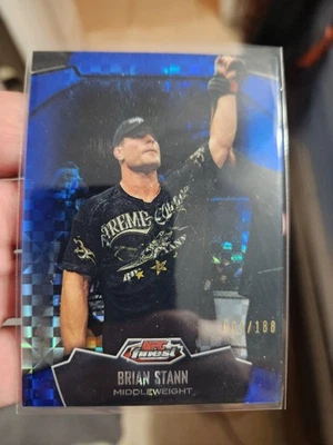 2012 Topps Finest UFC Blue Refractor /188 Brian Stann #28 - Image 1 of 2