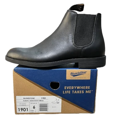 Blundstone BL1901 Dress Ankle Chelsea Boot Black AU 6 (US Men's 7, US Women's 9) - Image 1 of 4