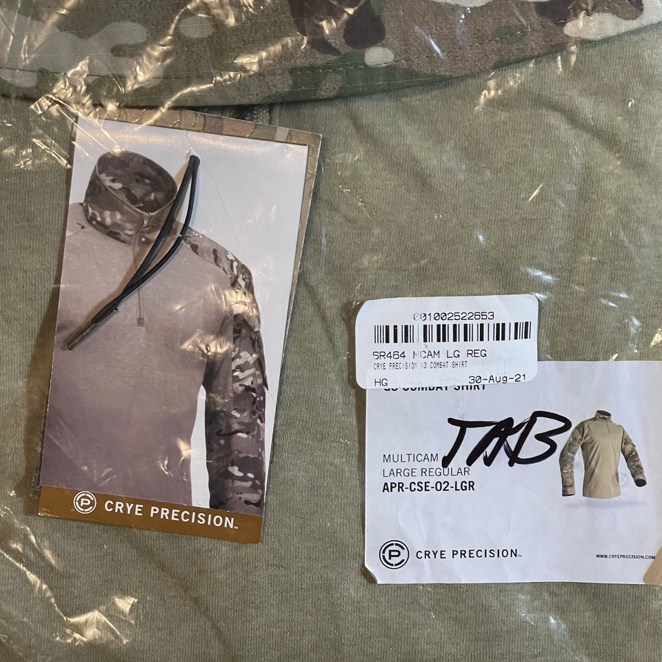 CRYE PRECISION G3 COMBAT SHIRT SR464 Large Regular Multicam. NEW - Image 1 of 3