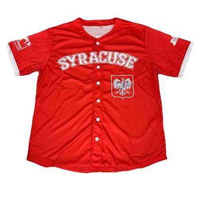 Camiseta Syracuse Mets Polska Adulto Grande SGA 2024 Polaco Herencia Noche MiLB Foto 1 de 4