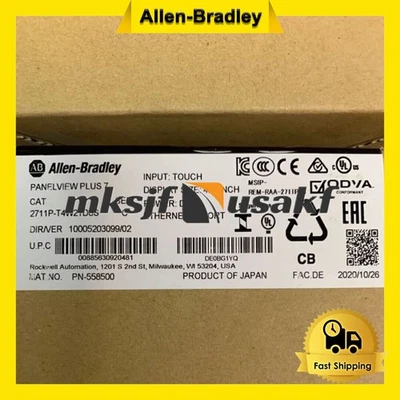 Surplus Sealed AB 2711P-T4W21D8S B Panelview Plus 7 Touchscreen US Free tax - Image 1 of 4