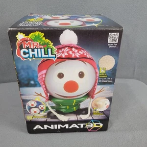 Mindscope Mr. Chill animierter Schneemann sprechen singen scherzhaft Projektor Weihnachten - Bild 1 von 6