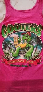 COOTER'S RESTAURANT & BAR CLEARWATER BEACH FL. WOMANS TANK TOP WAITRESS SHIRT - Picture 1 of 8