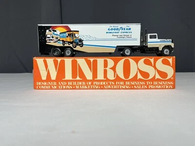 Vintage Winross Good Year 1/64 diecast semi truck and trailer /w box. - Image 1 of 4