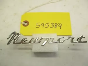 1953 Chrysler Newport Sail Panel Script OEM - Picture 1 of 6