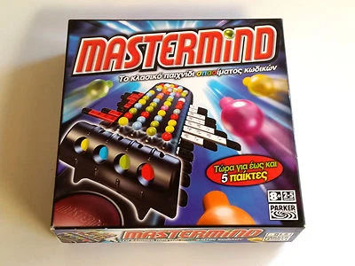 Mastermind Greek Edition Board Game Original By Parker 99.9% Complete Game 2006  - Image 1 of 4