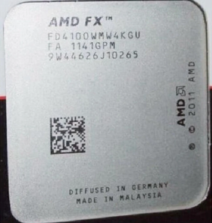 Working AMD FX-Series FX 4100 3.6 GHz FD4100WMW4KGU CPU Processor Socket AM3+ - Image 1 of 1