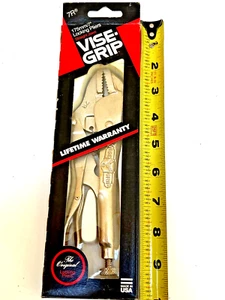 VINTAGE 1982 VISE-GRIP PETERSEN 7R STRAIGHT JAWS LOCKING PLIERS DEWITT NEBR. USA - Picture 1 of 3