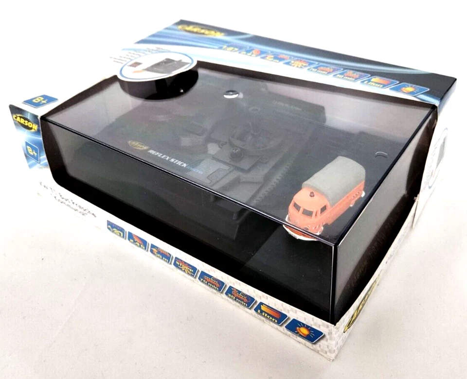 Carson VW T1 Bus Pritsche "Kommunal" RC Auto 1:87 Modellauto LKW Fernsteuerung - Bild 1 von 1