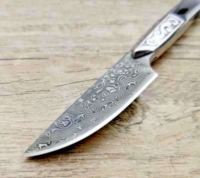 6英寸刀刃空白大马士革钢固定刀片刀狩猎DIY刀片空白 — 第 1/4 张图片